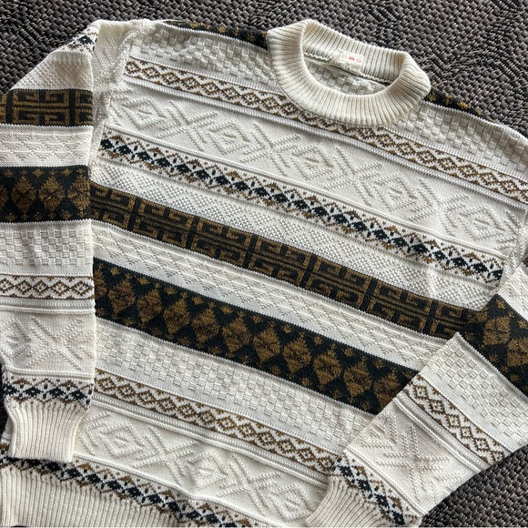 Vintage 90s Northwest Territory Winter‎ Knit Sweater Size Medium - Picture 2 of 5